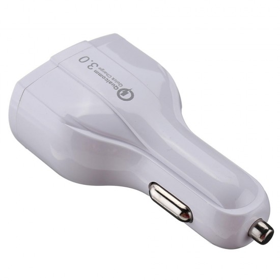 Quick Charge Dual USB Type-C Car Charger For Smartphone Tablet Quick Charge Dual USB Type-C Car Charger For Smartphone Tablet