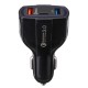 Quick Charge Dual USB Type-C Car Charger For Smartphone Tablet Quick Charge Dual USB Type-C Car Charger For Smartphone Tablet