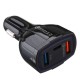 Quick Charge Dual USB Type-C Car Charger For Smartphone Tablet Quick Charge Dual USB Type-C Car Charger For Smartphone Tablet