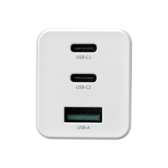 PA65L 65W GaN 2*USB-C USB-A Fast Charging Power Adapter for Laptop Tablet Smartphone PA65L 65W GaN 2*USB-C USB-A Fast Charging Power Adapter for Laptop Tablet Smartphone