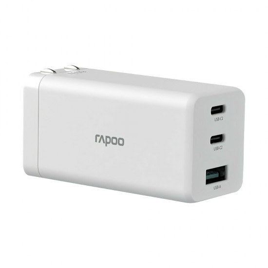 PA65L 65W GaN 2*USB-C USB-A Fast Charging Power Adapter for Laptop Tablet Smartphone PA65L 65W GaN 2*USB-C USB-A Fast Charging Power Adapter for Laptop Tablet Smartphone