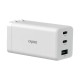 PA65L 65W GaN 2*USB-C USB-A Fast Charging Power Adapter for Laptop Tablet Smartphone PA65L 65W GaN 2*USB-C USB-A Fast Charging Power Adapter for Laptop Tablet Smartphone