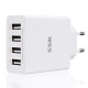 4 USB Port 5V 5A EU USB Charger Tablet Charger