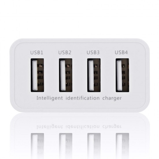 4 USB Port 5V 5A EU USB Charger Tablet Charger