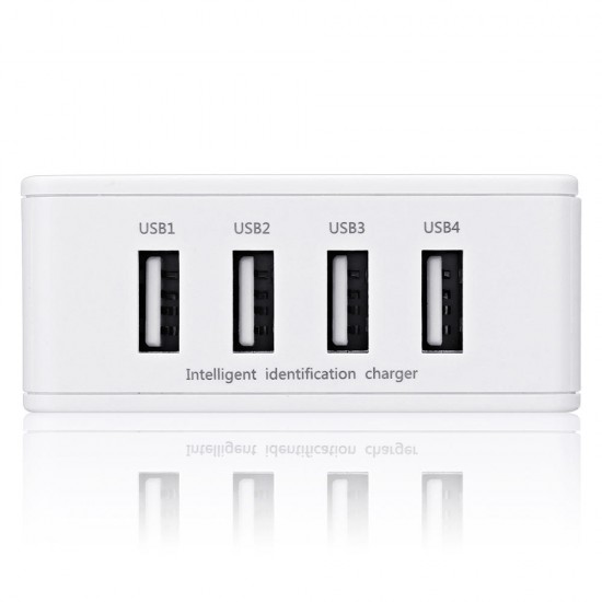 4 USB Port 5V 5A US Plug USB Charger Tablet Charger
