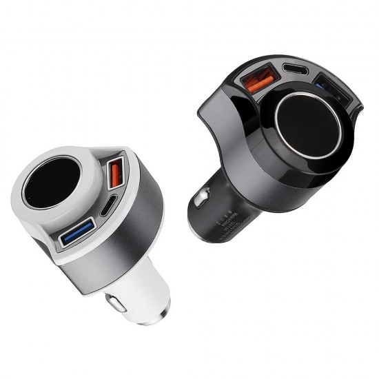 Type C QC 3.0 Dual USB Car Charger For Smartphone Tablet