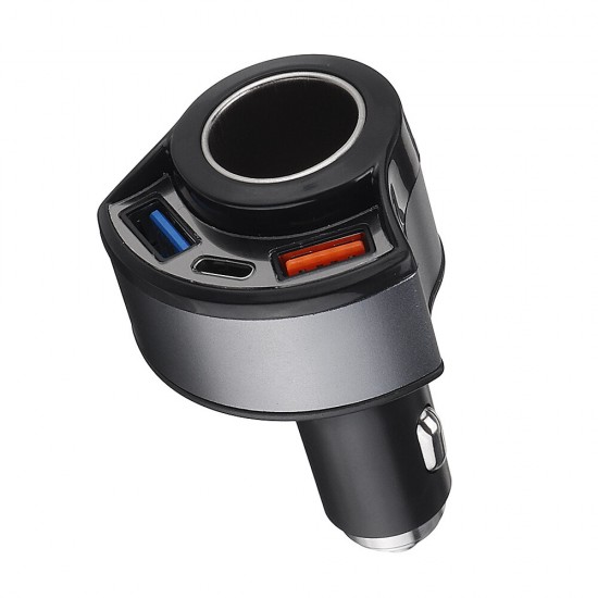 Type C QC 3.0 Dual USB Car Charger For Smartphone Tablet