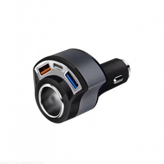 Type C QC 3.0 Dual USB Car Charger For Smartphone Tablet