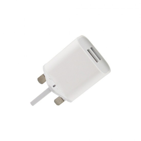 UK Dual USB 5V 2A Travel Charger Power Adapter for Tablet Smartphone