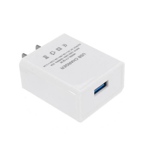 US 18W QC 3.0 USB Charger Power Adapter for Tablet Smartphone US 18W QC 3.0 USB Charger Power Adapter for Tablet Smartphone