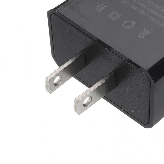 US 18W QC 3.0 USB Charger Power Adapter for Tablet Smartphone US 18W QC 3.0 USB Charger Power Adapter for Tablet Smartphone