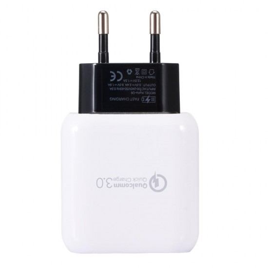 US EU Q6 Quick Charger 3.0 USB Charger Power Adapter For Smartphone Tablet PC US EU Q6 Quick Charger 3.0 USB Charger Power Adapter For Smartphone Tablet PC