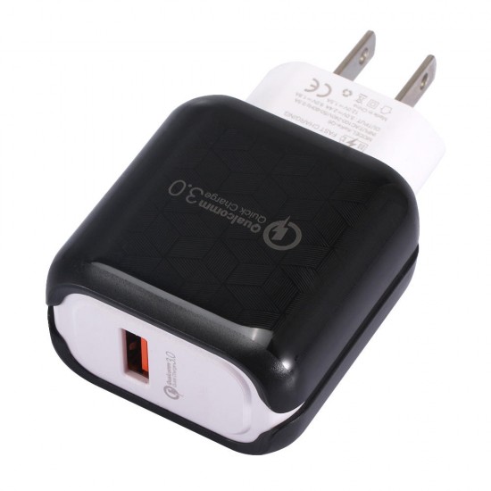 US EU Q6 Quick Charger 3.0 USB Charger Power Adapter For Smartphone Tablet PC US EU Q6 Quick Charger 3.0 USB Charger Power Adapter For Smartphone Tablet PC