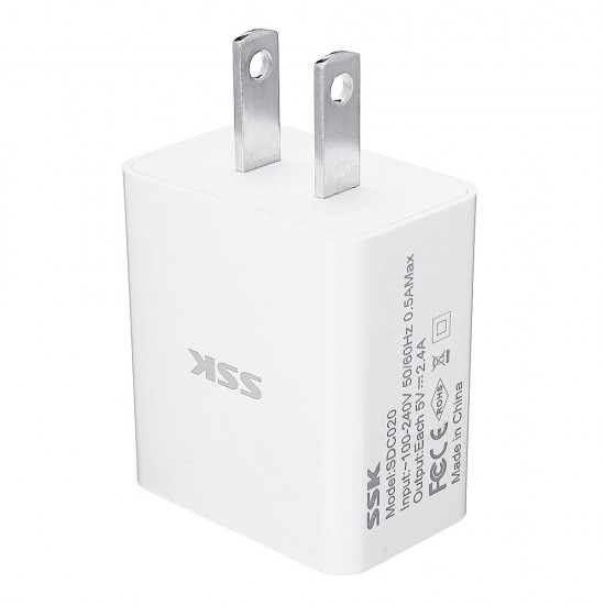 US Plug 2 Ports USB Charger Tablet Charger US Plug 2 Ports USB Charger Tablet Charger