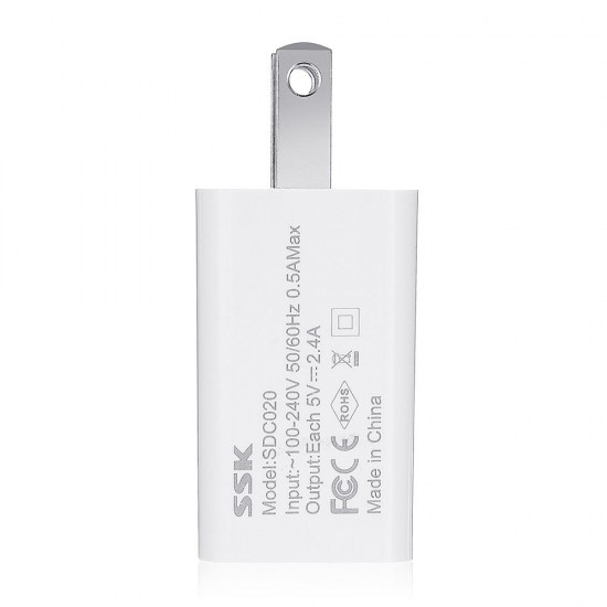 US Plug 2 Ports USB Charger Tablet Charger US Plug 2 Ports USB Charger Tablet Charger