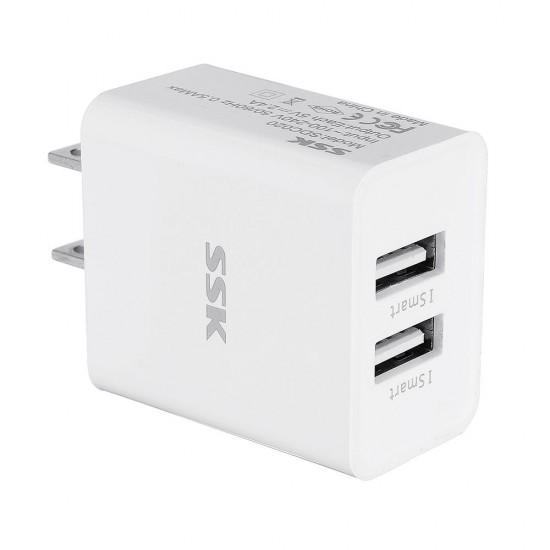 US Plug 2 Ports USB Charger Tablet Charger