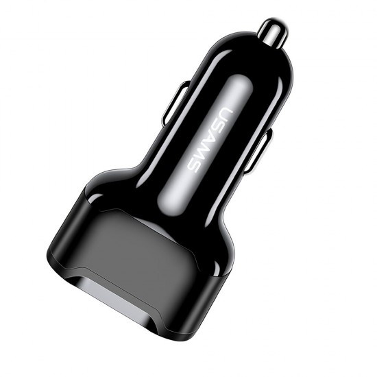 US-CC100-1 C17 5V 2.4A 5V 1A QC3.0 3 USB Port Car Charger for Tablet Smartphone US-CC100-1 C17 5V 2.4A 5V 1A QC3.0 3 USB Port Car Charger for Tablet Smartphone