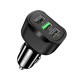 US-CC100-1 C17 5V 2.4A 5V 1A QC3.0 3 USB Port Car Charger for Tablet Smartphone