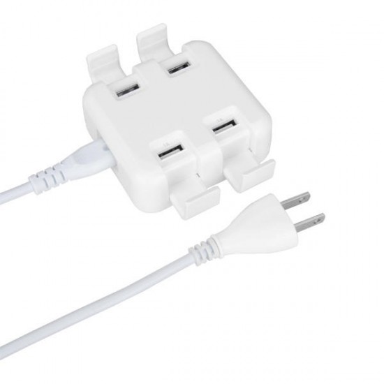 USB 4 Port AC Wall Charging Station Home Adapter Stand For Tablet Cell Phone USB 4 Port AC Wall Charging Station Home Adapter Stand For Tablet Cell Phone