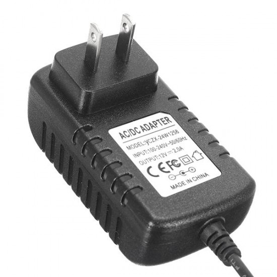 Universal 3.5mm 12V 2A EU US Power Adapter AC Charger For Tablet