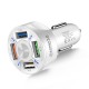 Universal 3A QC3.0 4 USB Car Charger Power Adapter for Smartphone Tablet Universal 3A QC3.0 4 USB Car Charger Power Adapter for Smartphone Tablet