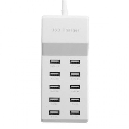 Universal AC 100-240V 10 Port USB Charging Station For Smartphone Tablet Universal AC 100-240V 10 Port USB Charging Station For Smartphone Tablet