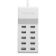 Universal AC 100-240V 10 Port USB Charging Station For Smartphone Tablet