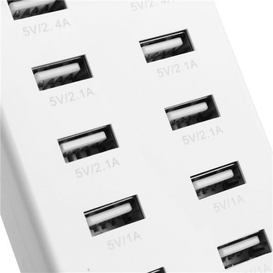 Universal AC 100-240V 10 Port USB Charging Station For Smartphone Tablet Universal AC 100-240V 10 Port USB Charging Station For Smartphone Tablet