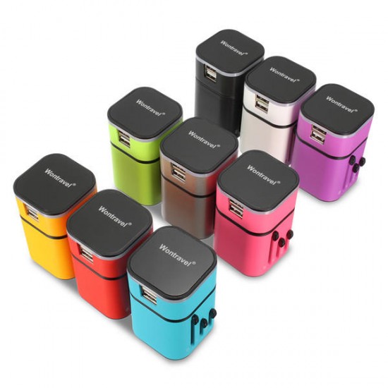 Universal Travel USB Power Adapter Power Plug Charger International World Converter Universal Travel USB Power Adapter Power Plug Charger International World Converter