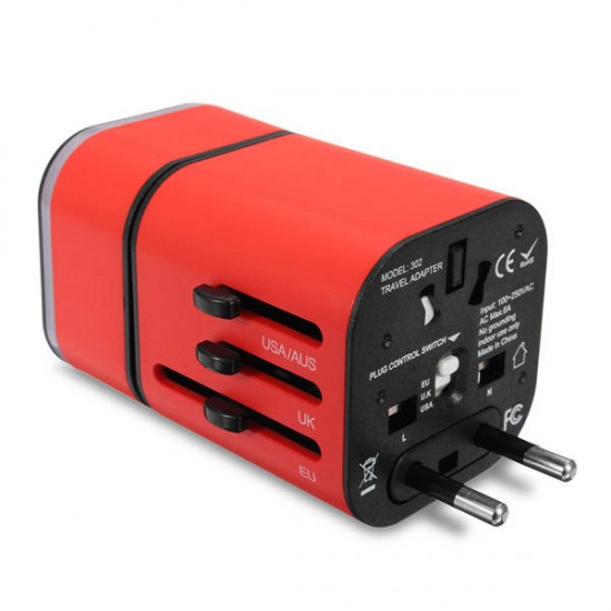 Universal Travel USB Power Adapter Power Plug Charger International World Converter Universal Travel USB Power Adapter Power Plug Charger International World Converter