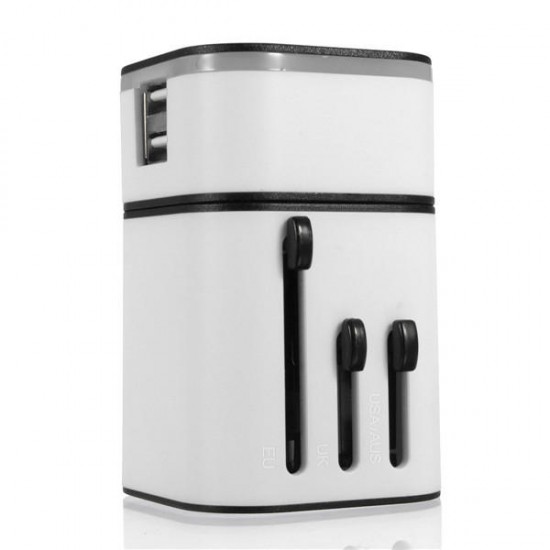 Universal Travel USB Power Adapter Power Plug Charger International World Converter Universal Travel USB Power Adapter Power Plug Charger International World Converter