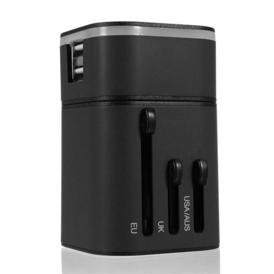 Universal Travel USB Power Adapter Power Plug Charger International World Converter