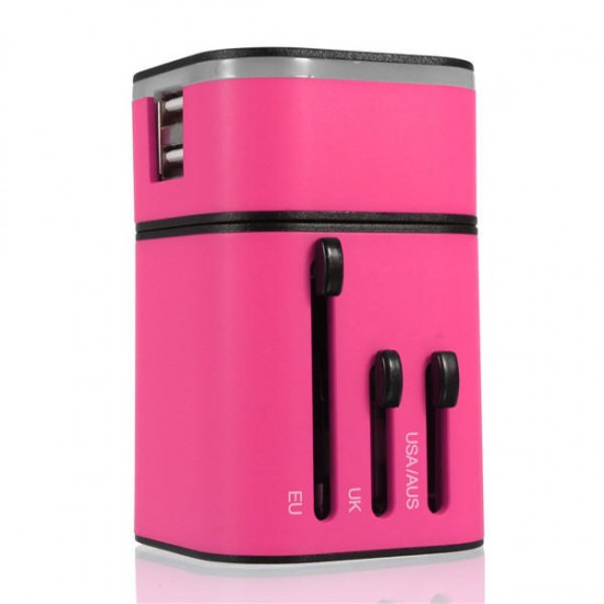 Universal Travel USB Power Adapter Power Plug Charger International World Converter Universal Travel USB Power Adapter Power Plug Charger International World Converter