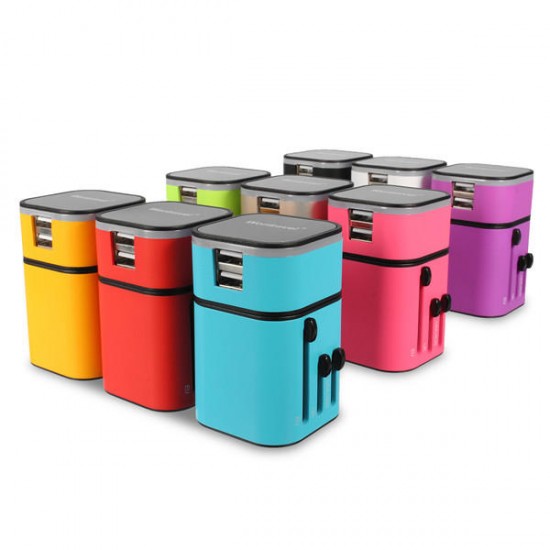 Universal Travel USB Power Adapter Power Plug Charger International World Converter Universal Travel USB Power Adapter Power Plug Charger International World Converter