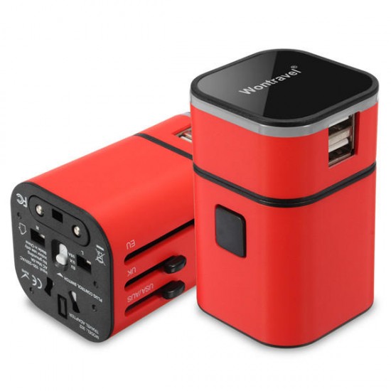Universal Travel USB Power Adapter Power Plug Charger International World Converter Universal Travel USB Power Adapter Power Plug Charger International World Converter