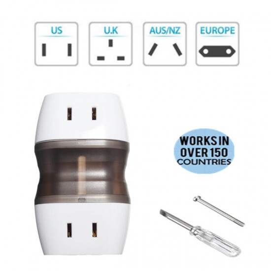 Universal World Travel Adapter Plug AC Power US UK AU EUROPE For Tablet Cell Phone Universal World Travel Adapter Plug AC Power US UK AU EUROPE For Tablet Cell Phone