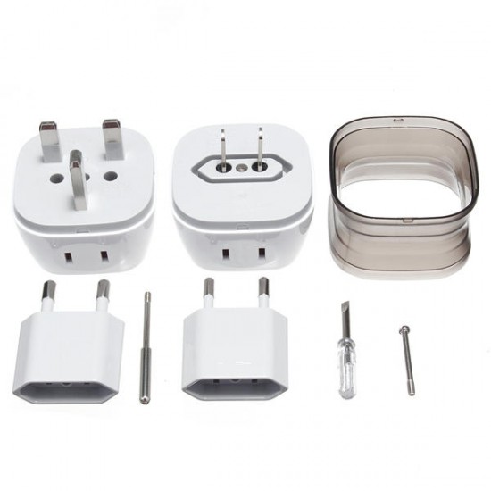 Universal World Travel Adapter Plug AC Power US UK AU EUROPE For Tablet Cell Phone