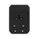 UA 301 Charger Adapter Travel Charger with Contractive Plug 4 USB Ports Type C Port