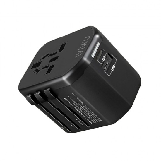 UA 304 Charger Adapter Travel Charger with Contractive Plug PD Type C Ports QC USB Port