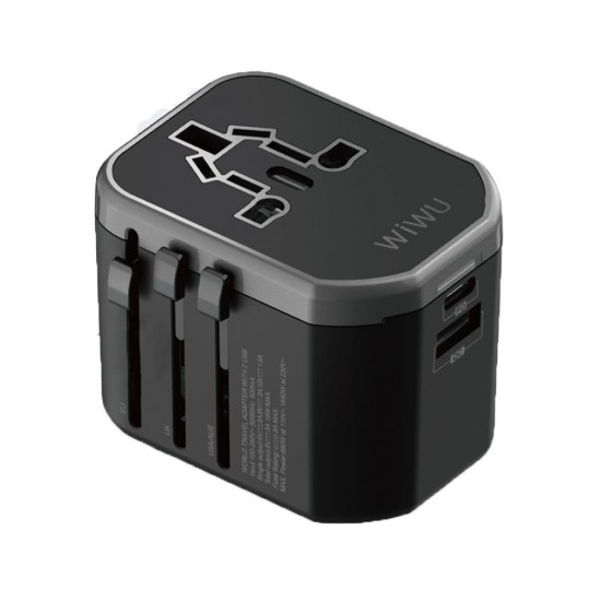 UA 304 Charger Adapter Travel Charger with Contractive Plug PD Type C Ports QC USB Port UA 304 Charger Adapter Travel Charger with Contractive Plug PD Type C Ports QC USB Port
