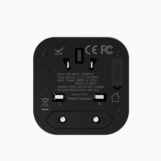 UA101 Universal Plug Adapter Charger Multi-function Travel Adapter EU UK USA/AUS Plug Portable Sockets Charging Port UA101 Universal Plug Adapter Charger Multi-function Travel Adapter EU UK USA/AUS Plug Portable Sockets Charging Port