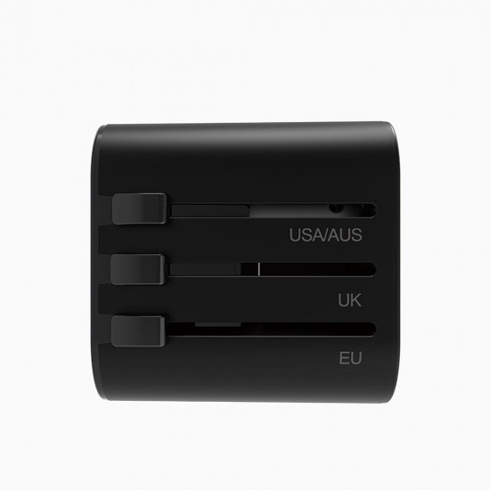 UA101 Universal Plug Adapter Charger Multi-function Travel Adapter EU UK USA/AUS Plug Portable Sockets Charging Port