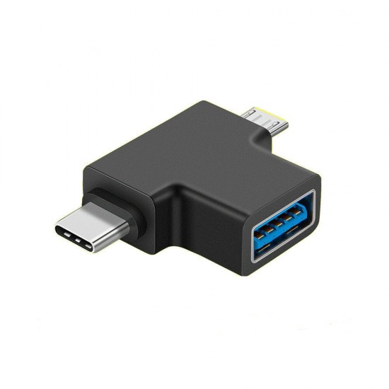 2 in 1 Type-C Micro USB USB3.0 Multi-Function OTG Adapter for Tablet Smartphone 2 in 1 Type-C Micro USB USB3.0 Multi-Function OTG Adapter for Tablet Smartphone