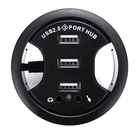 3 Ports USB 2.0 Hub Charging Adapter Data Sync With Audio Function For Mobile Phone Tablet 3 Ports USB 2.0 Hub Charging Adapter Data Sync With Audio Function For Mobile Phone Tablet