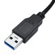 3 Ports USB 3.0 Hub Charging Adapter Data Sync Card Reader For Mobile Phone Tablet