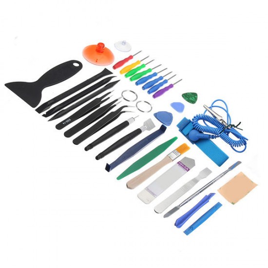 34Pcs Universal Screen Removal Professional Opening Repair Tool Kit Pry For Tablet Smartphone 34Pcs Universal Screen Removal Professional Opening Repair Tool Kit Pry For Tablet Smartphone