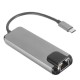 5 In 1 USB C 3.0 Type C Charging Multifunctional Hub Adapter Ethernet HD Adapter Data Sync For Apple MacBook Tablet