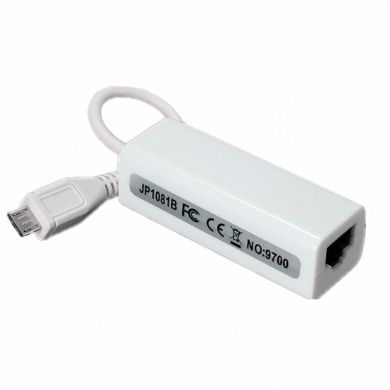 5-Pin Micro USB 2.0 to RJ45 Ethernet Network Adapter For Tablet 5-Pin Micro USB 2.0 to RJ45 Ethernet Network Adapter For Tablet