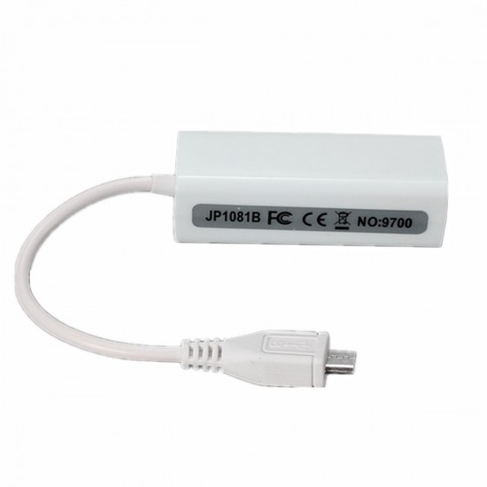 5-Pin Micro USB 2.0 to RJ45 Ethernet Network Adapter For Tablet 5-Pin Micro USB 2.0 to RJ45 Ethernet Network Adapter For Tablet