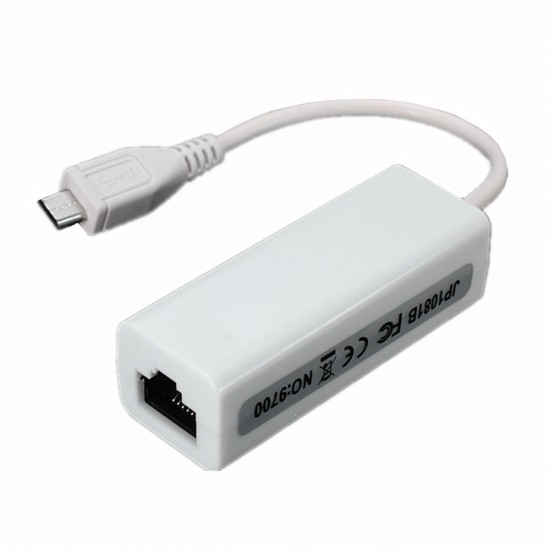 5-Pin Micro USB 2.0 to RJ45 Ethernet Network Adapter For Tablet 5-Pin Micro USB 2.0 to RJ45 Ethernet Network Adapter For Tablet